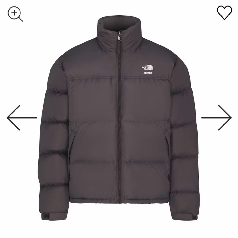 The North Face x SKIMS ’96 Nuptse Puffer Jacket – Phoenix – Small – NWT